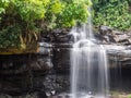 Little rainforest waterfall at Koh Kood Royalty Free Stock Photo