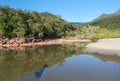 Little Ramsay Bay on Hinchinbrook Island Royalty Free Stock Photo