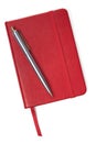 Little Red Book and Pen Royalty Free Stock Photo