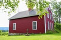 Little Red Cottage Water Well Pump Royalty Free Stock Photo