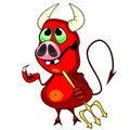 Little red devil Royalty Free Stock Photo