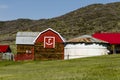 Little Red Emoticon Barn Royalty Free Stock Photo