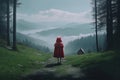 Little Red Riding Hood. A Fairy Tale, by Charles Perrault, the Brothers Grimm. The Red Cloak, a timeless classic, a