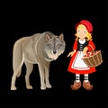 Little red riding hood Royalty Free Stock Photo