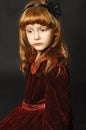 Little redheaded girl Royalty Free Stock Photo