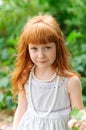 Little redheaded girl Royalty Free Stock Photo