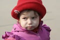 Little resentment girl Royalty Free Stock Photo