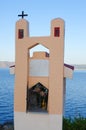 Little road chapel near Kissamos town, Crete Royalty Free Stock Photo