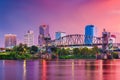 Little Rock, Arkansas, USA Skyline Royalty Free Stock Photo