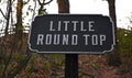 Little Round Top Sign