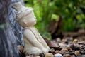 Little Ruesi or Hermit statue in the garden of Wat Chonprathan Rangsarit,Tiwanon Road,Tambon Bang Talat,Amphoe Pak Kret,Nonthaburi