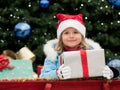 Little Santa Claus helper Royalty Free Stock Photo