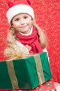 Little Santa Claus helper Royalty Free Stock Photo