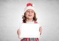 Little Santa mocking Royalty Free Stock Photo