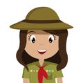 Little scout character icon