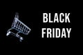 Black Friday sale, cyber Monday concept. Seasonal discount. Hot price. Best deal offer to buy goods. Royalty Free Stock Photo