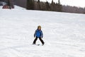 Little ski girl Royalty Free Stock Photo