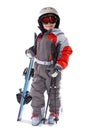 Little Skier Royalty Free Stock Photo