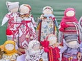 Little slavic folk rag dolls - mascots associated with heathen traditions. Handmade gifts on fair.