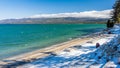 Little snow in South Lake Tahoe Royalty Free Stock Photo