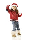 Little Snowball Thrower Royalty Free Stock Photo