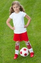 Little soccer player