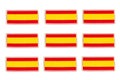 Little spanish flags