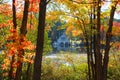 Little Squam lake in New Hampshire Royalty Free Stock Photo