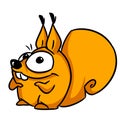 Little squirrel animal parody illustration cartoon character