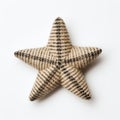 Little Star: A Tweed Woven Star Cushion With Toy-like Proportions
