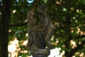 A little statue of couple talking with each other Royalty Free Stock Photo