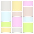 little sticky paper different colors Royalty Free Stock Photo