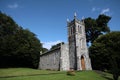 Little stone church in the irish country