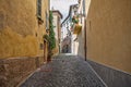 Little street in Orvieto, Italy, Toscana Royalty Free Stock Photo