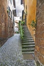 Little street in Orvieto, Italy, Toscana Royalty Free Stock Photo