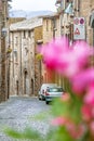 Little street in Orvieto, Italy, Toscana Royalty Free Stock Photo