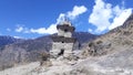 Little Stupa welcoming and camouflaging with the surrounding on the way to Laha Village of Mugu, Nepal