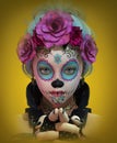 Little Sugar Skull Girl, 3d CG