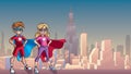 Little Super Kids City Background