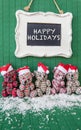 Little teddybears with Santa hats