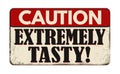 Extremely tasty vintage rusty metal sign