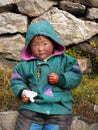 Little Tibetan Boy Royalty Free Stock Photo