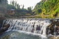 Little Tien Sa water fall in Sapa,Vietnam. Royalty Free Stock Photo