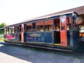 Little tourist train in Abreschviller. Orient Express wagon