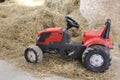 Little tractor in the farm in Lingen, Luxembourg