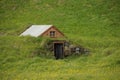 Little traditional house of Iceland