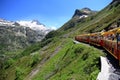 Little train of Artouste in the Pyrenees.