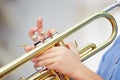 Little trumpeter Royalty Free Stock Photo