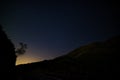 Little Tujunga canyon - Dark skies between San Fernando valley and Santa Clarita valley in Los Angeles county california