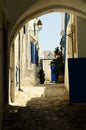 Tipical street of Tunisia Royalty Free Stock Photo